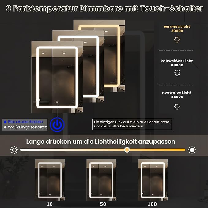Dictac LED Mirror