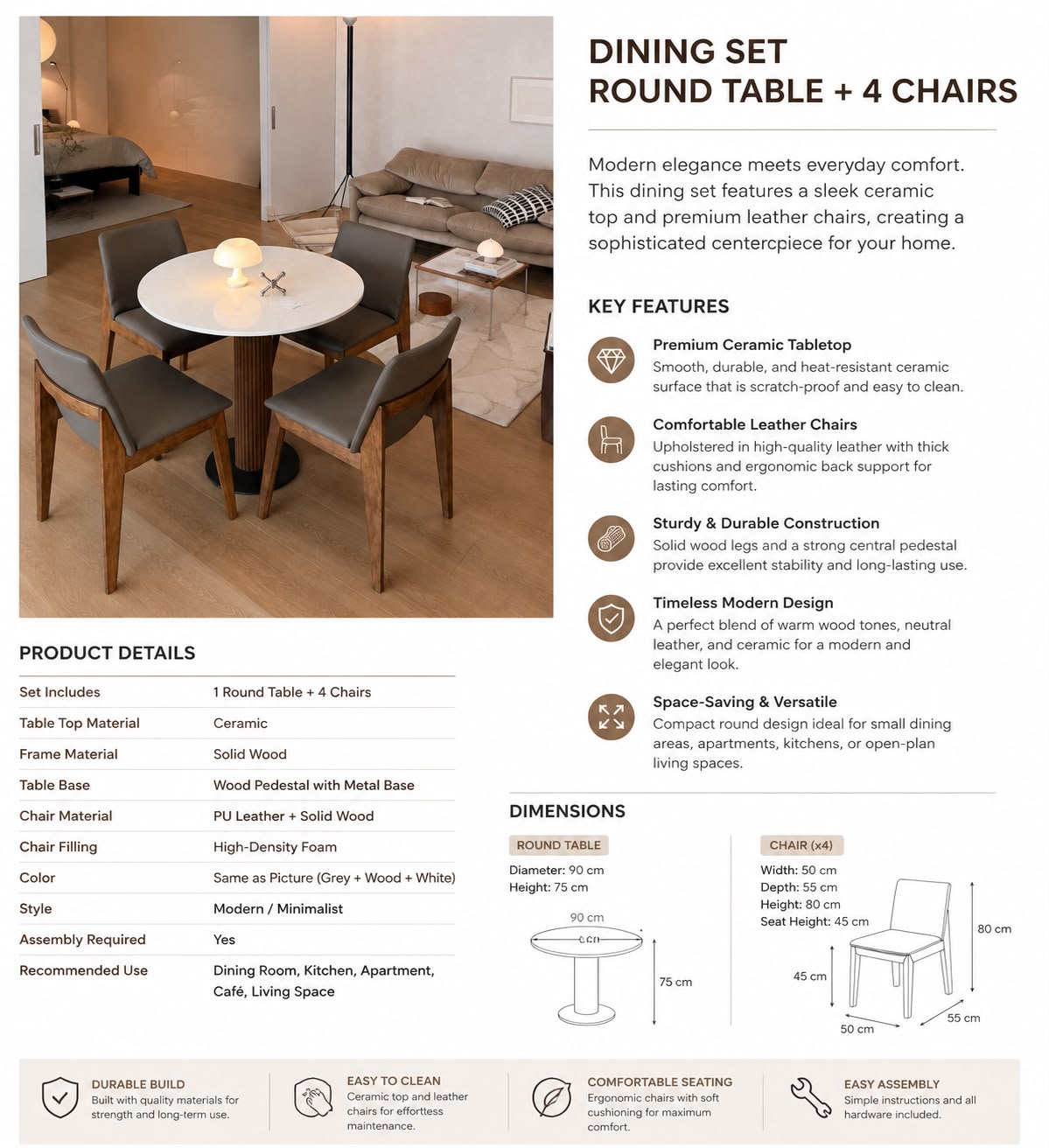 Calvo Dining Set