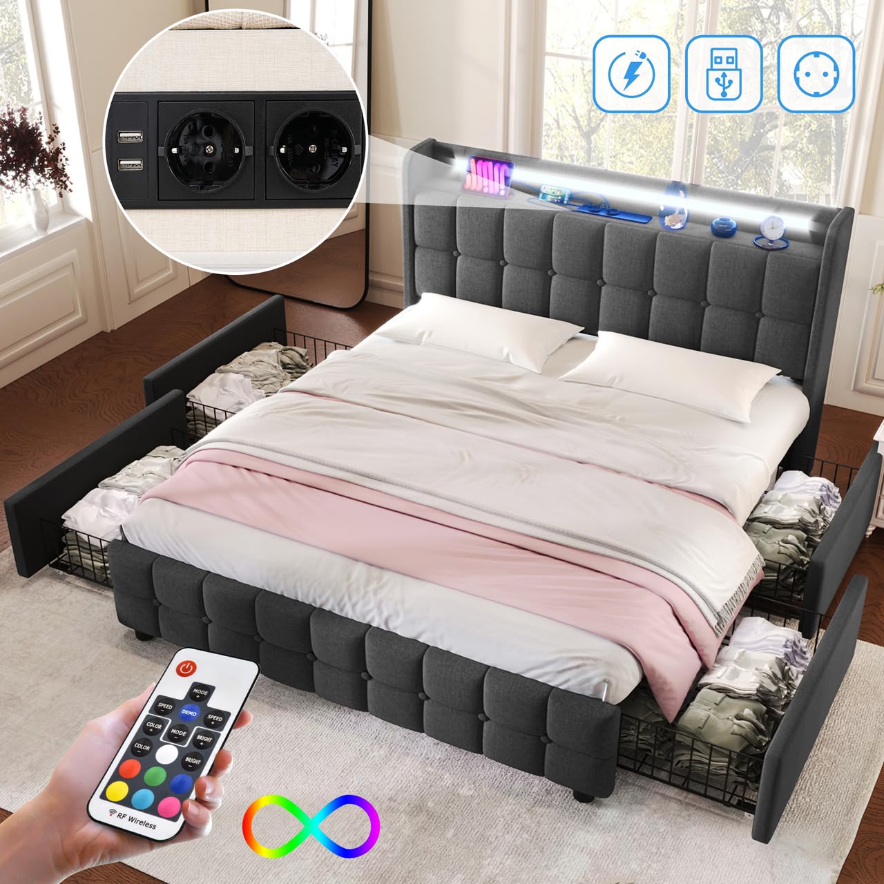 Milan Bed
