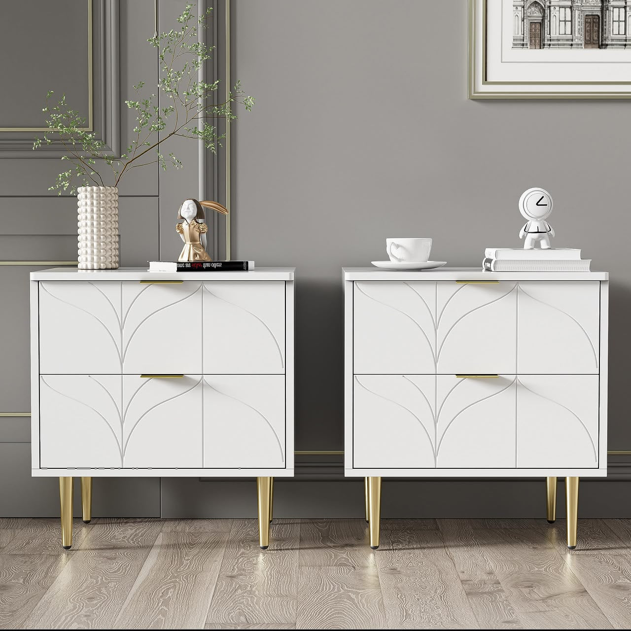Gold Nighstand