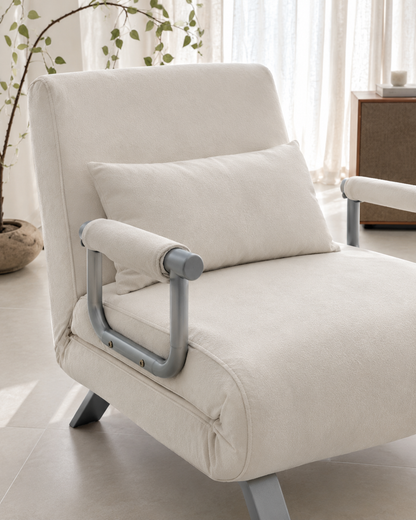 Suede Convertible Sofa