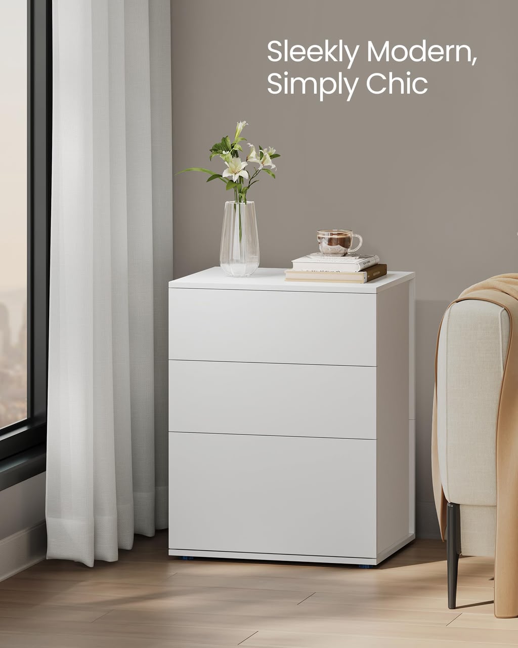Cloudwhite nightstand