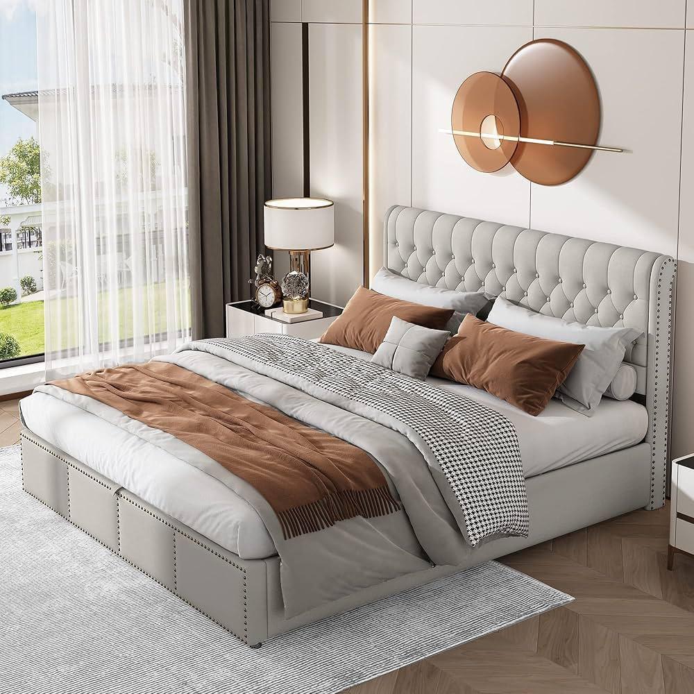 Light grey Bed