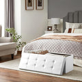 cloudy white bench