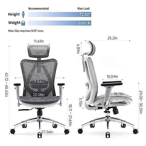 Sihoo M57-M114 Ergonomic Mesh Office