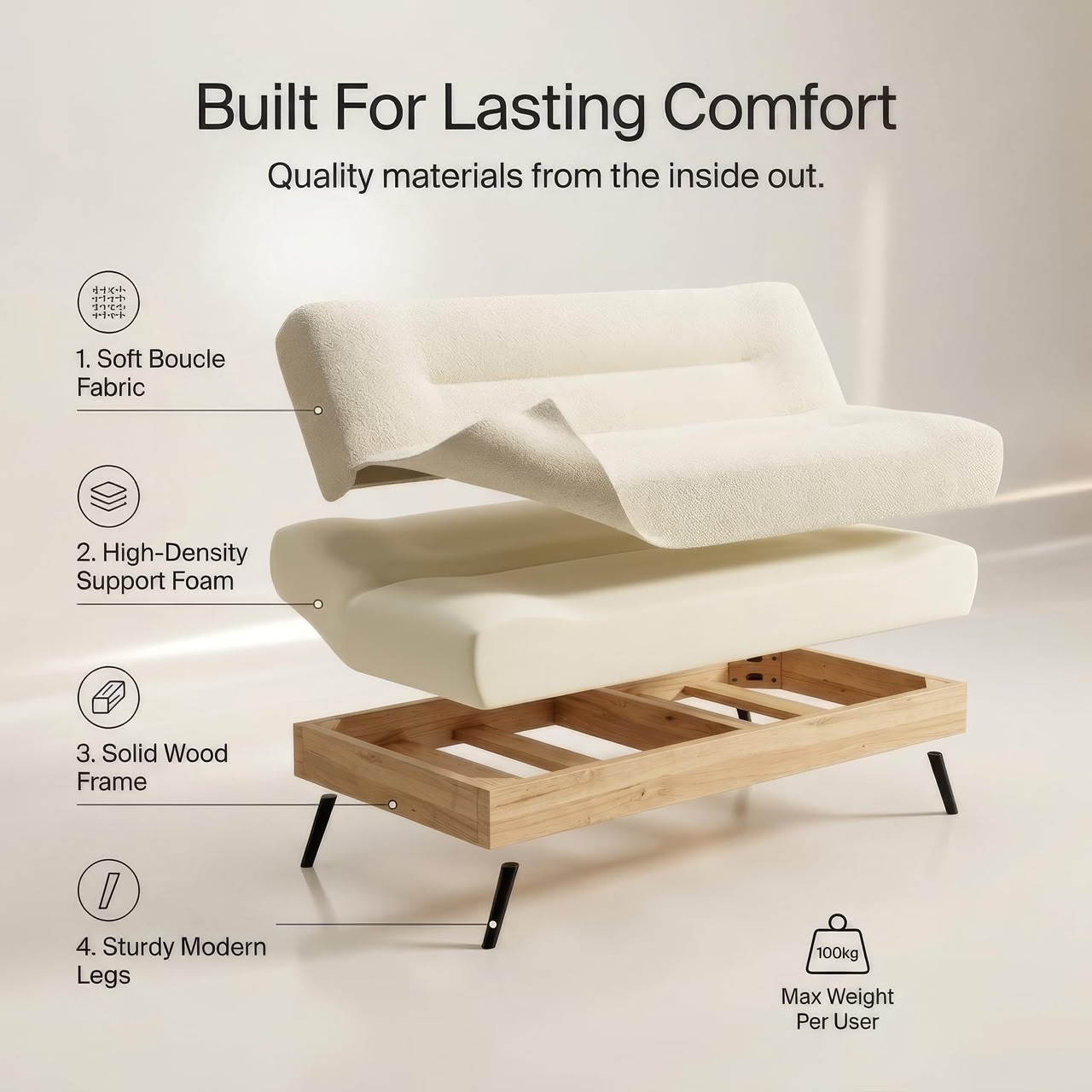 Boucle SofaBed