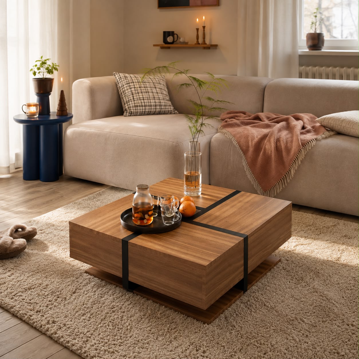 Cubic coffee table