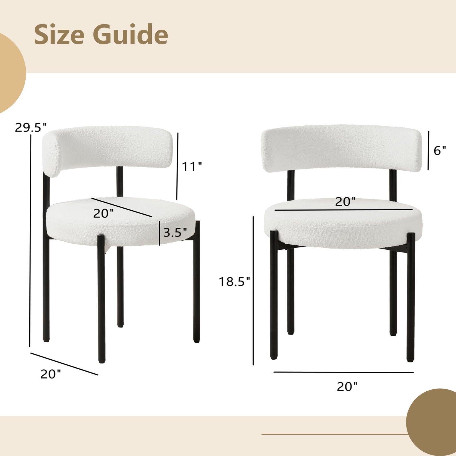 Boucle Dining Chair
