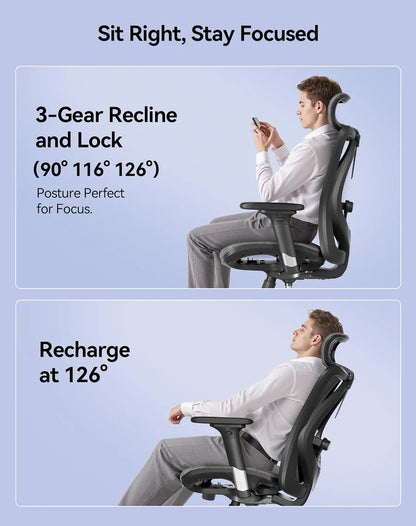 SIHOO M57-M113 Ergonomic Mesh Office