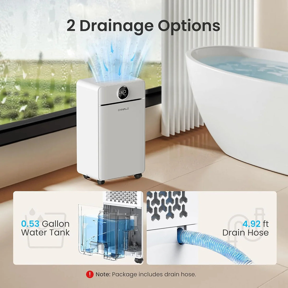Chivalz Dehumidifier 12L