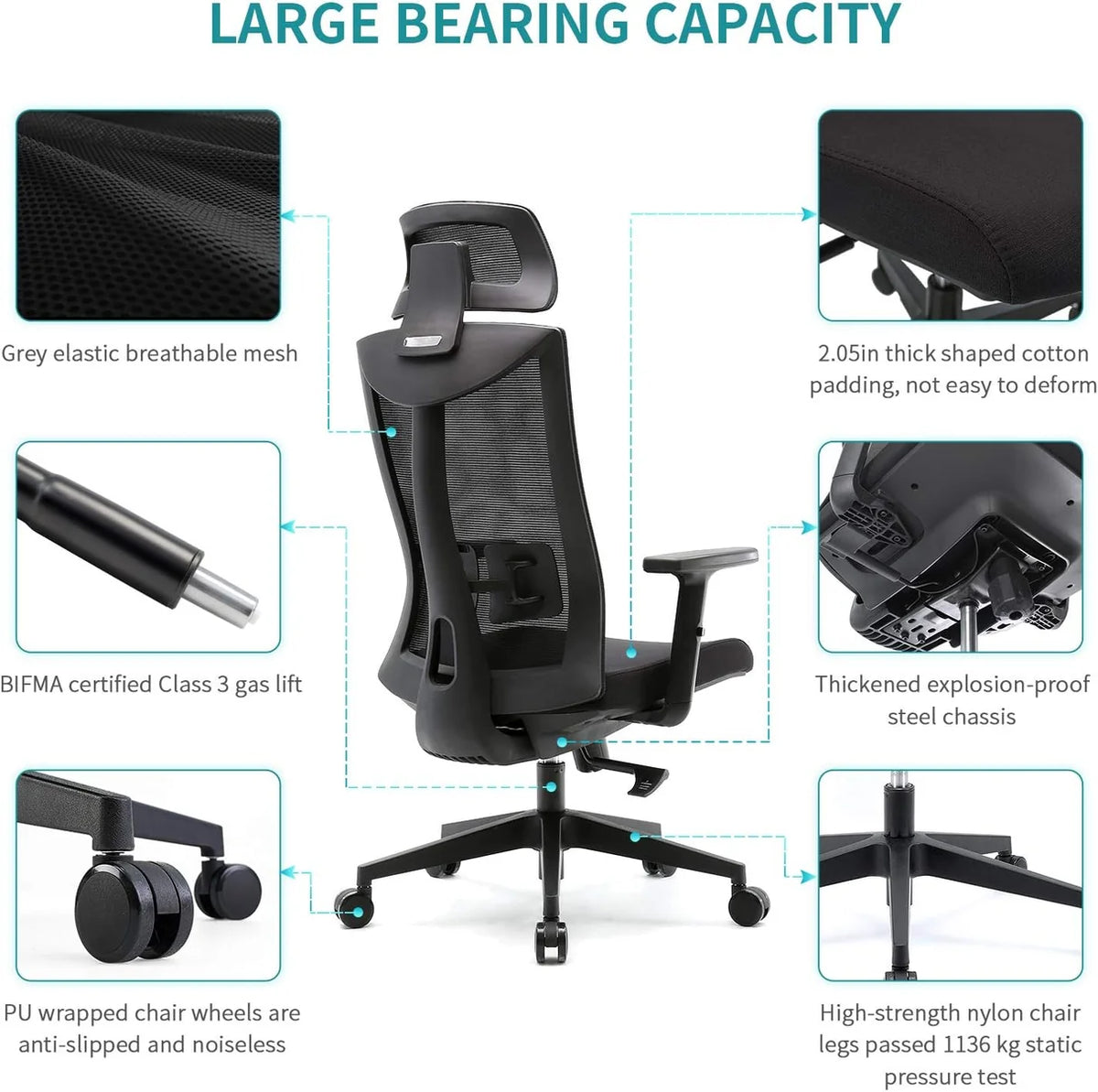 Umi m80c-m101 Ergonomic Mesh Office Chair