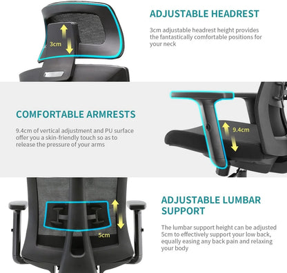 Umi m80c-m101 Ergonomic Mesh Office Chair