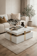 Prestige White Marble Coffee Table