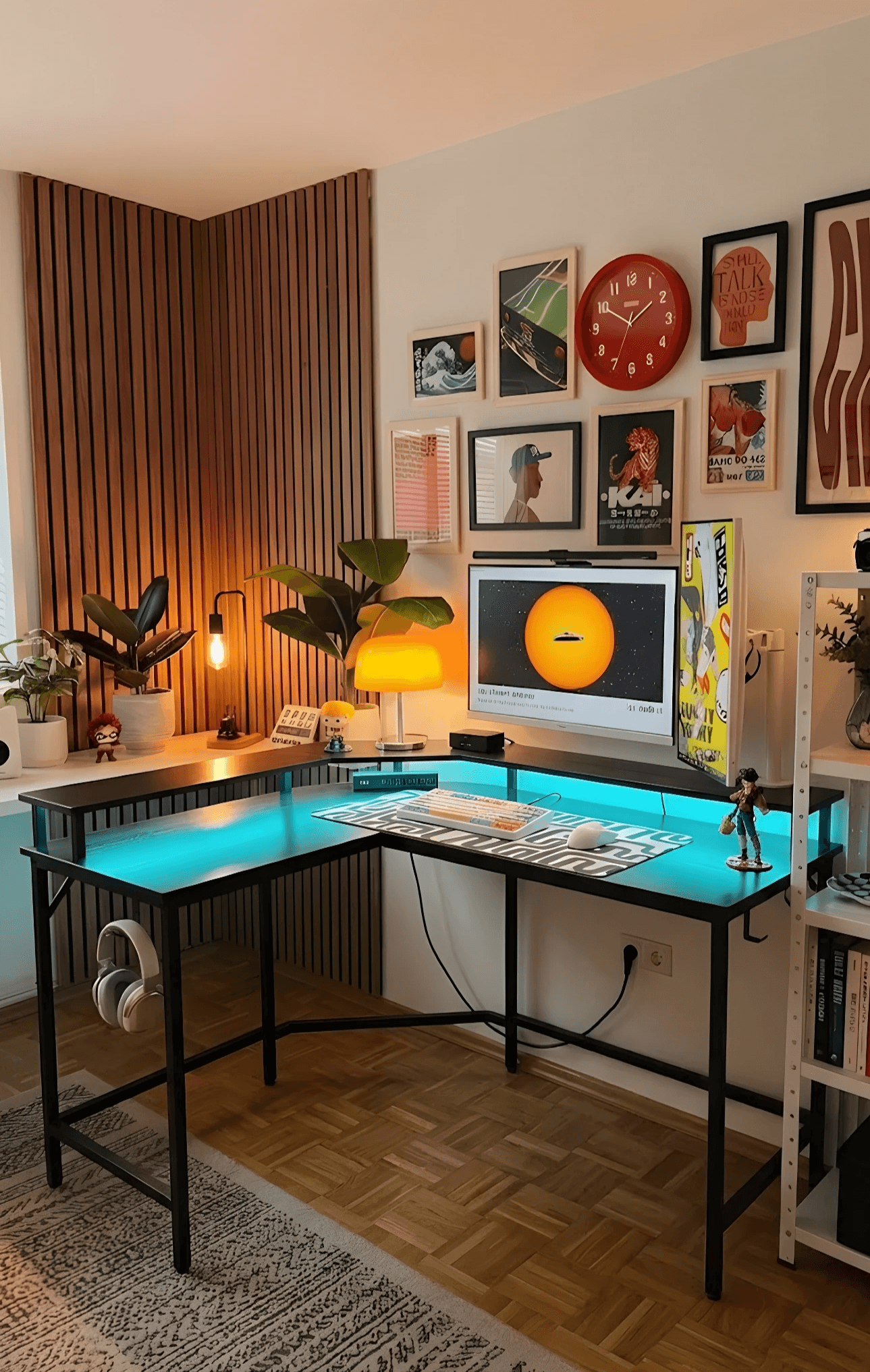 VoltEdge L-Shaped Gaming Desk