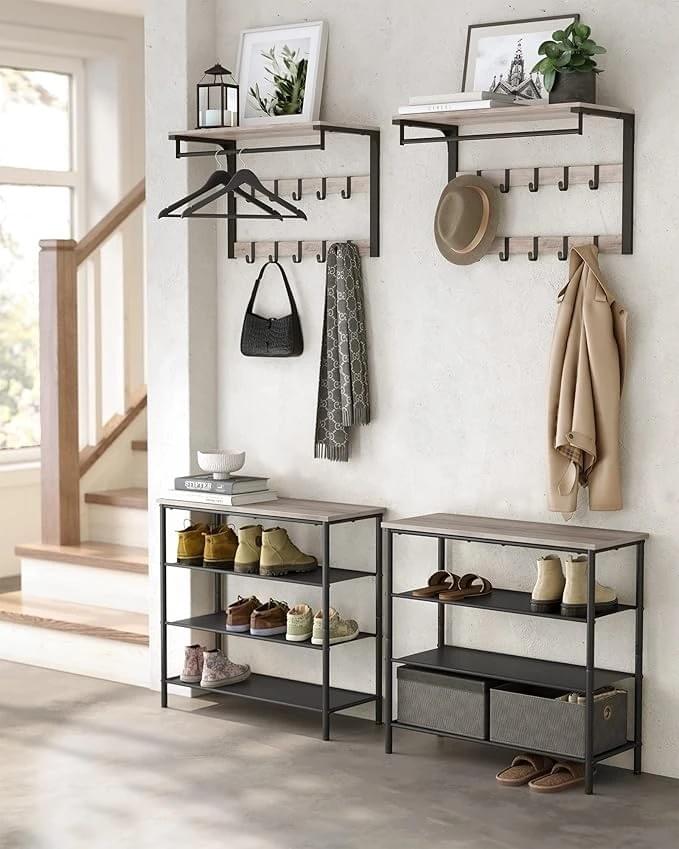 Greige shelf