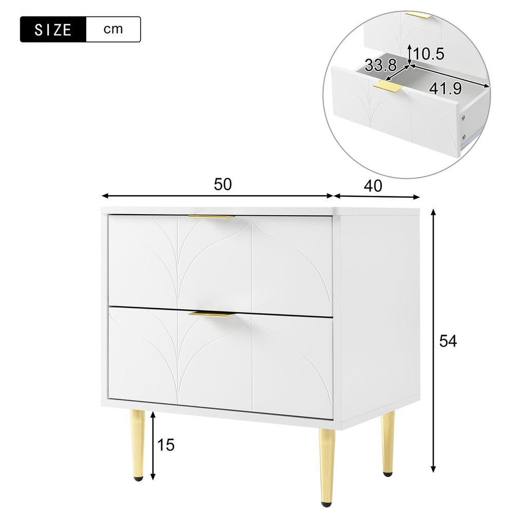 Gold Nighstand