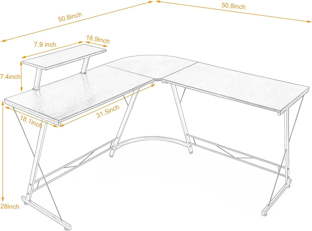 ODK L-shaped Desk