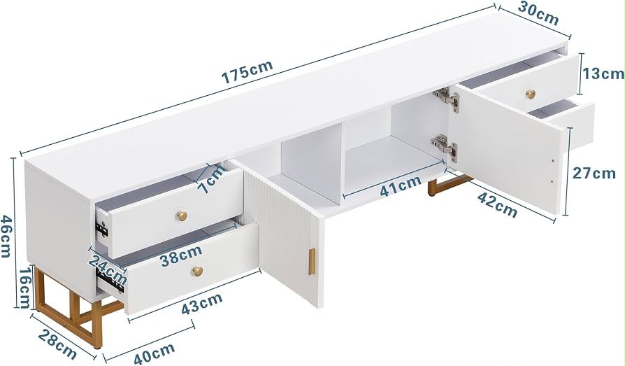 Golden Tv-unit