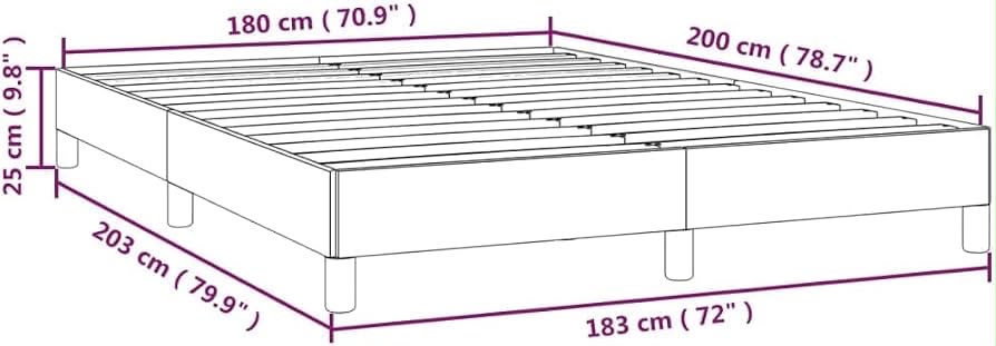 linear frame Bed