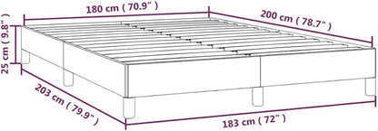 linear frame Bed