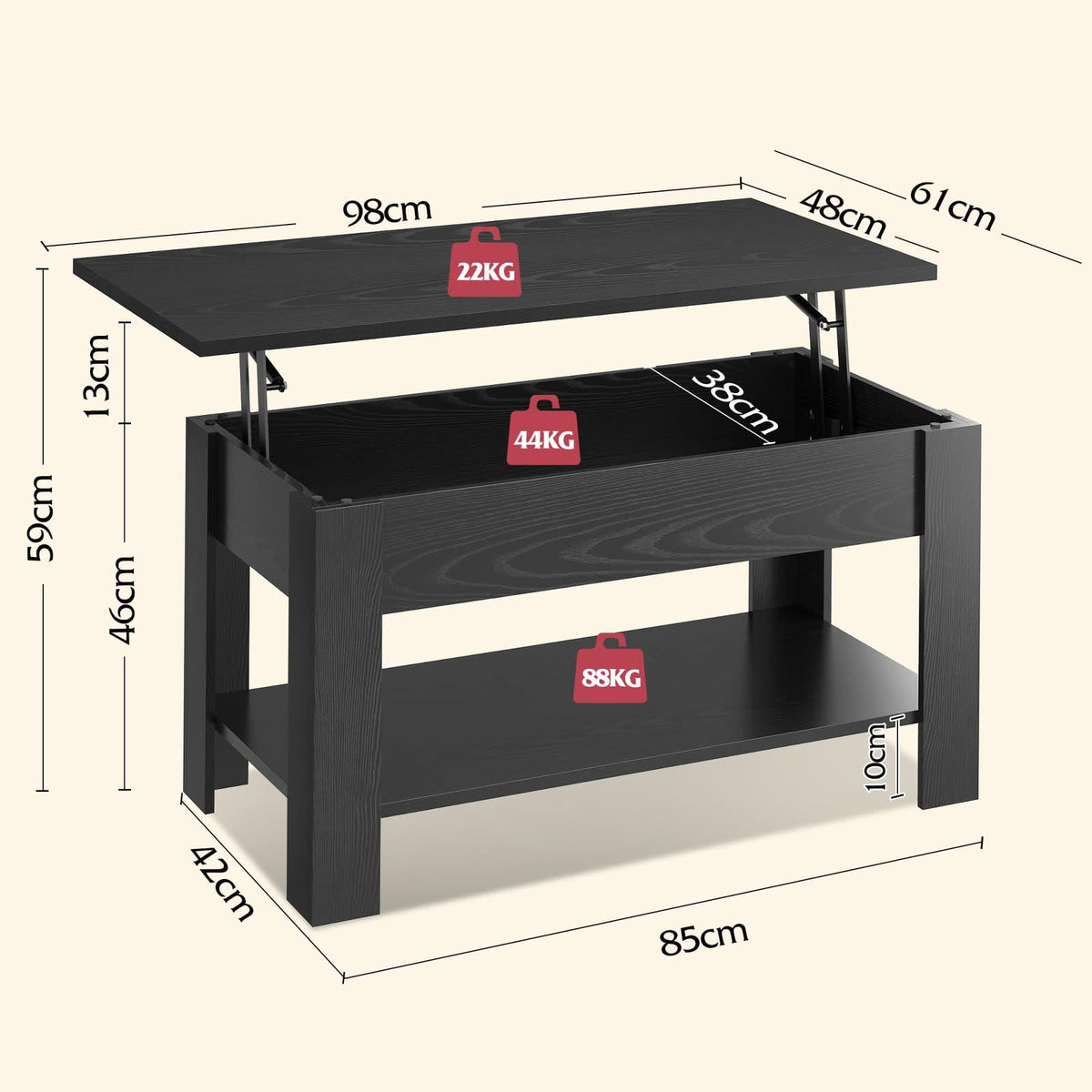 Wlive Coffee Table