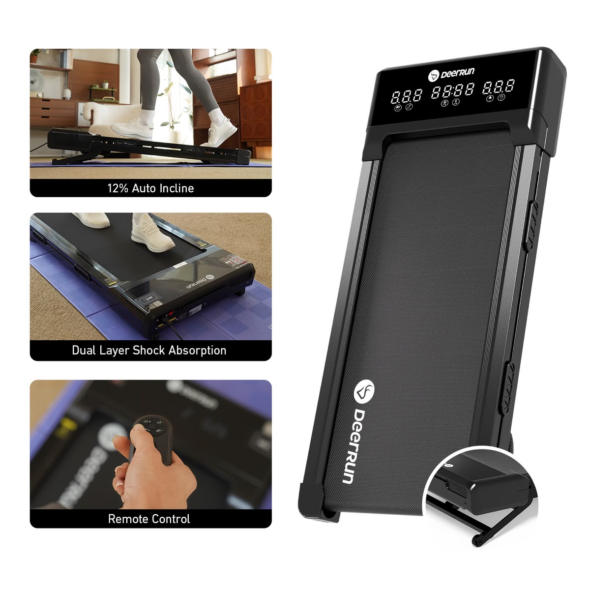 DeerRun Z10 Smart Auto Incline Walking Pad