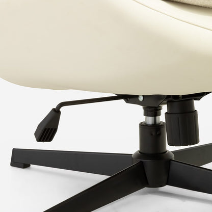 Agata Beige Swivel Armchair