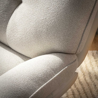 Agata Beige Swivel Armchair