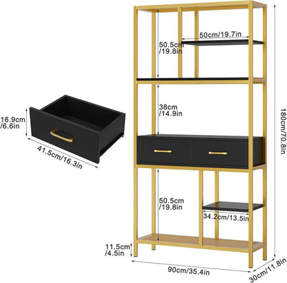 MilanGold Bookcase
