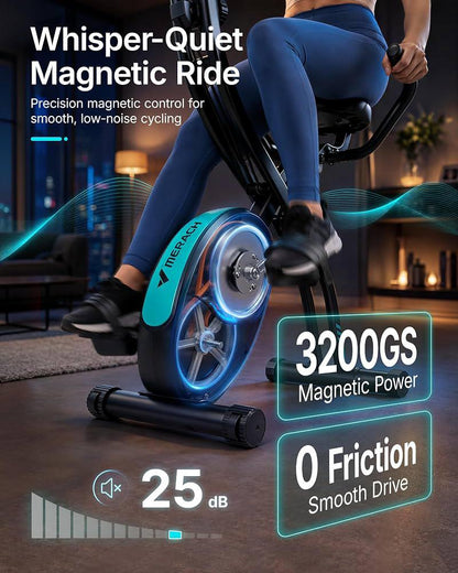 MERACH 4-in-1 Folding Exercise Bike