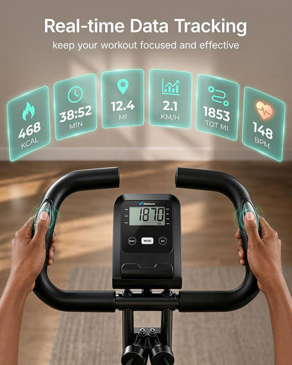 MERACH 4-in-1 Folding Exercise Bike