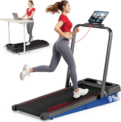 Vannect 6-in-1 Foldable Treadmill