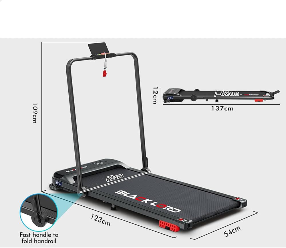 BLACK LORD Walking Pad Treadmill MS2-H ,3.4HP