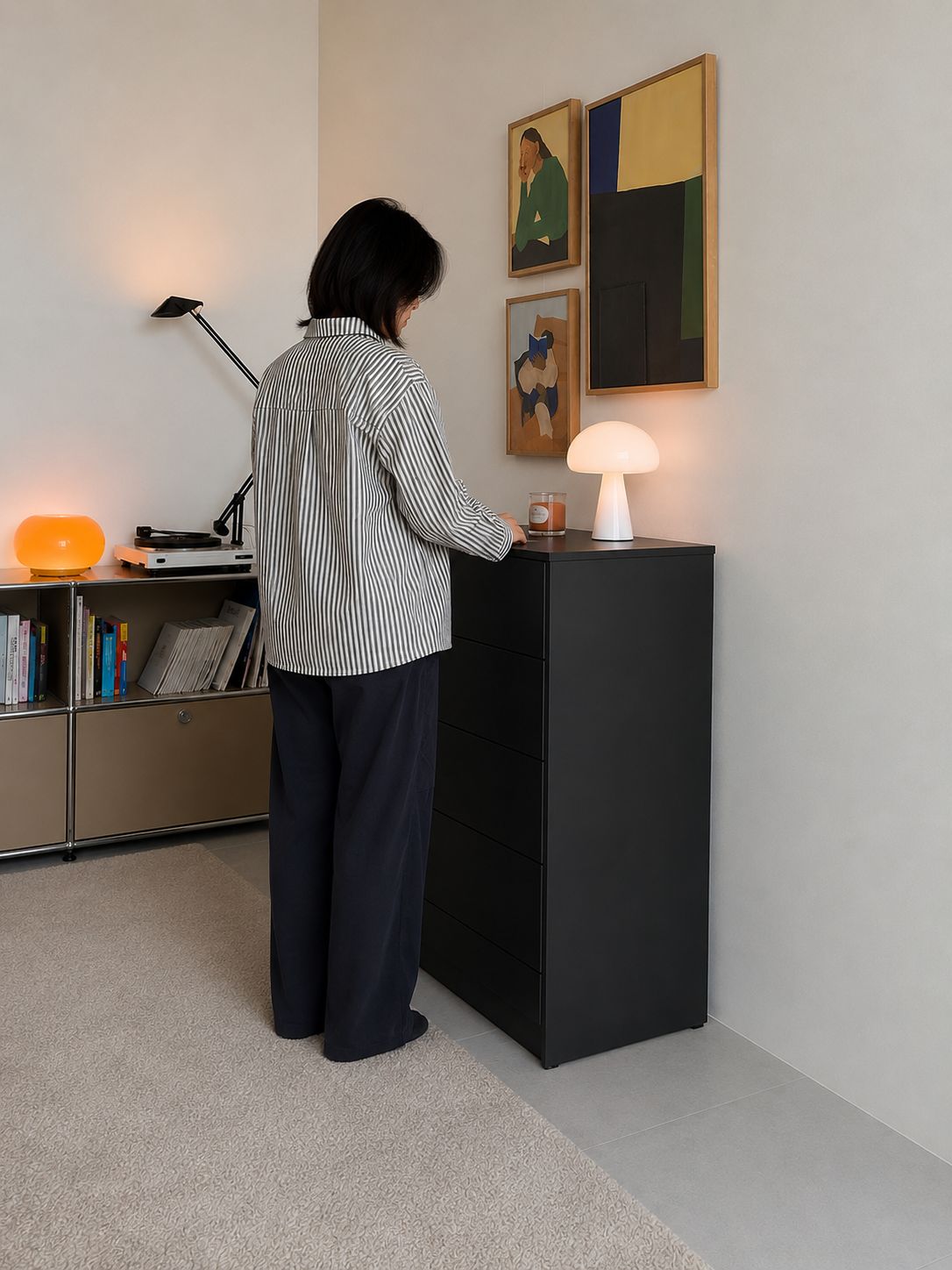 Nero Black Dresser