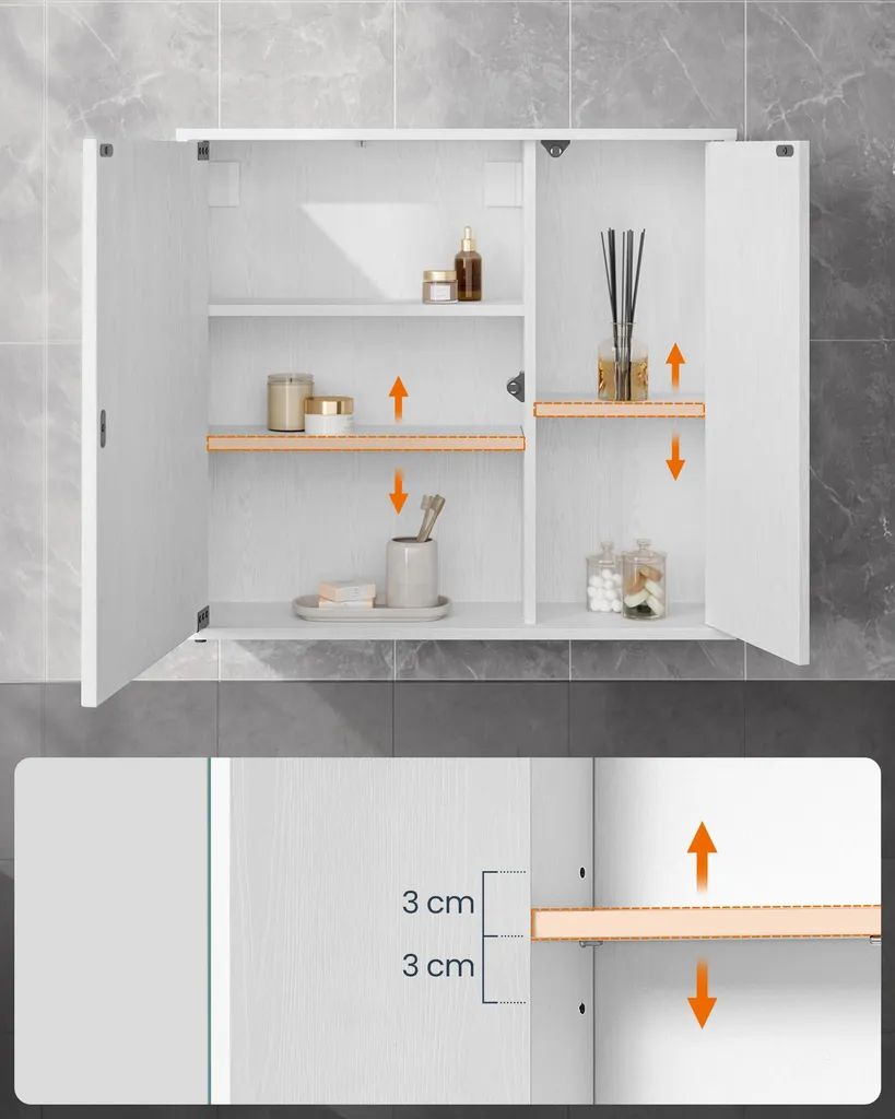 Songmics Mirror cabinet