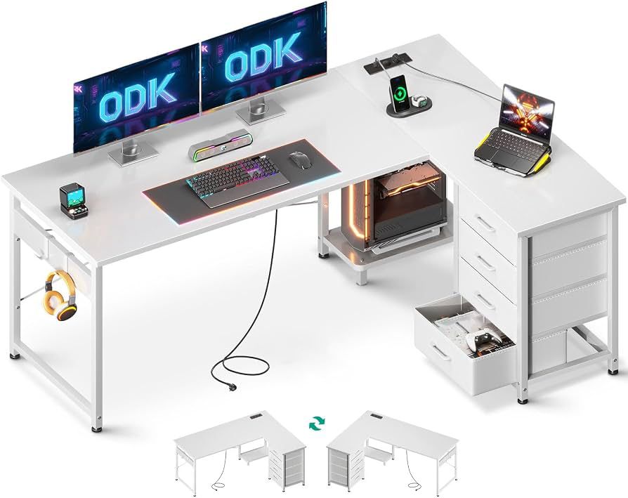 Luma L-Shape Desk