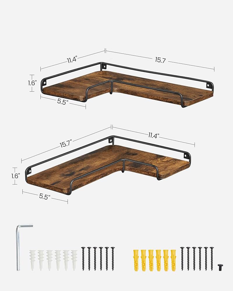 Florea Corner shelves
