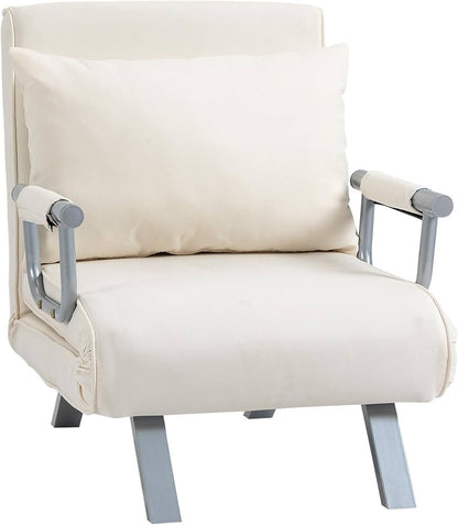 Suede Convertible Sofa