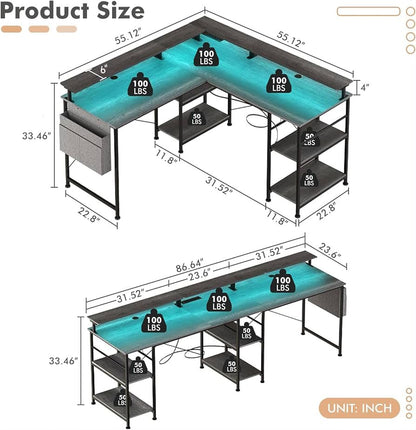 DuoGrey Desk