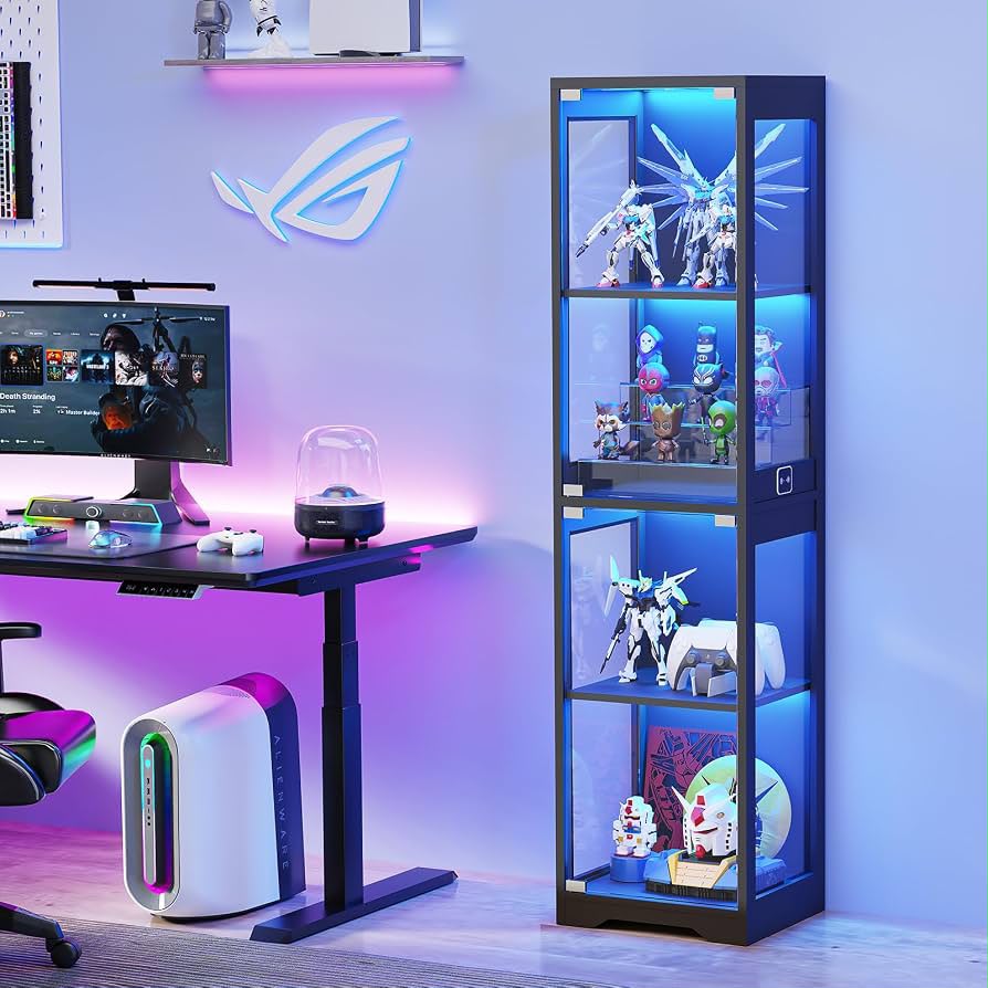 Brottar Glass Display Cabinet LED