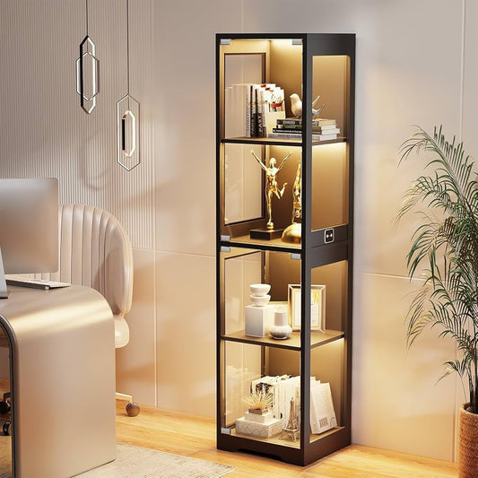 Brottar Glass Display Cabinet LED