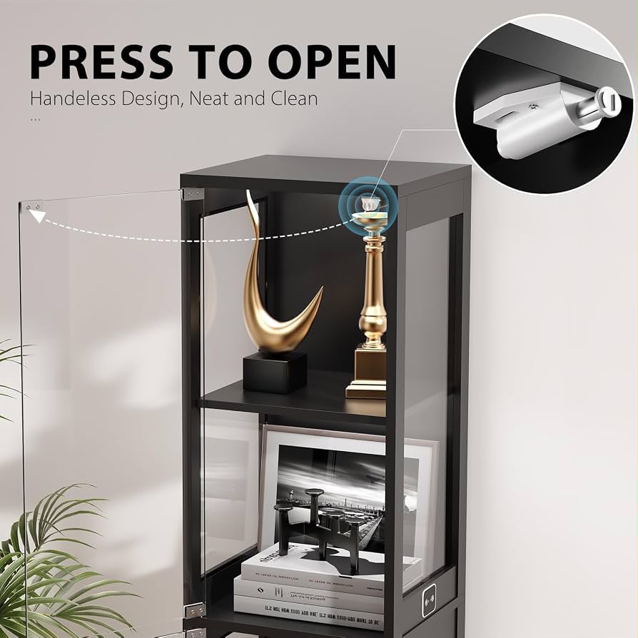 Brottar Glass Display Cabinet LED
