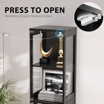 Brottar Glass Display Cabinet LED