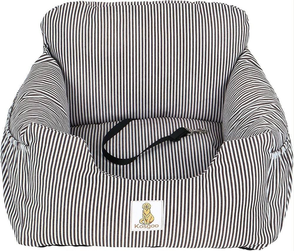 Kosgoo Brown Dog Car Booster Seat