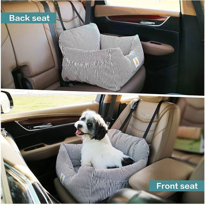 Kosgoo Brown Dog Car Booster Seat