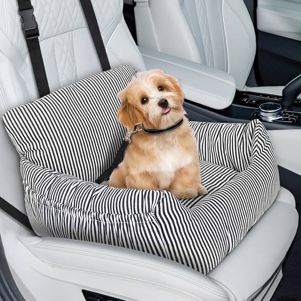 Kosgoo Brown Dog Car Booster Seat