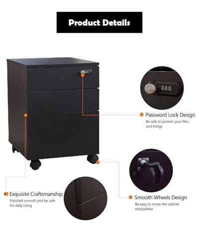 Slate Mobilee Office Cabinet