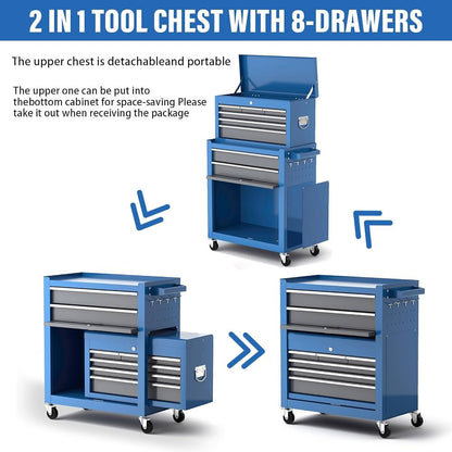 Tool Cabinet 8-Drawer Tool Chest