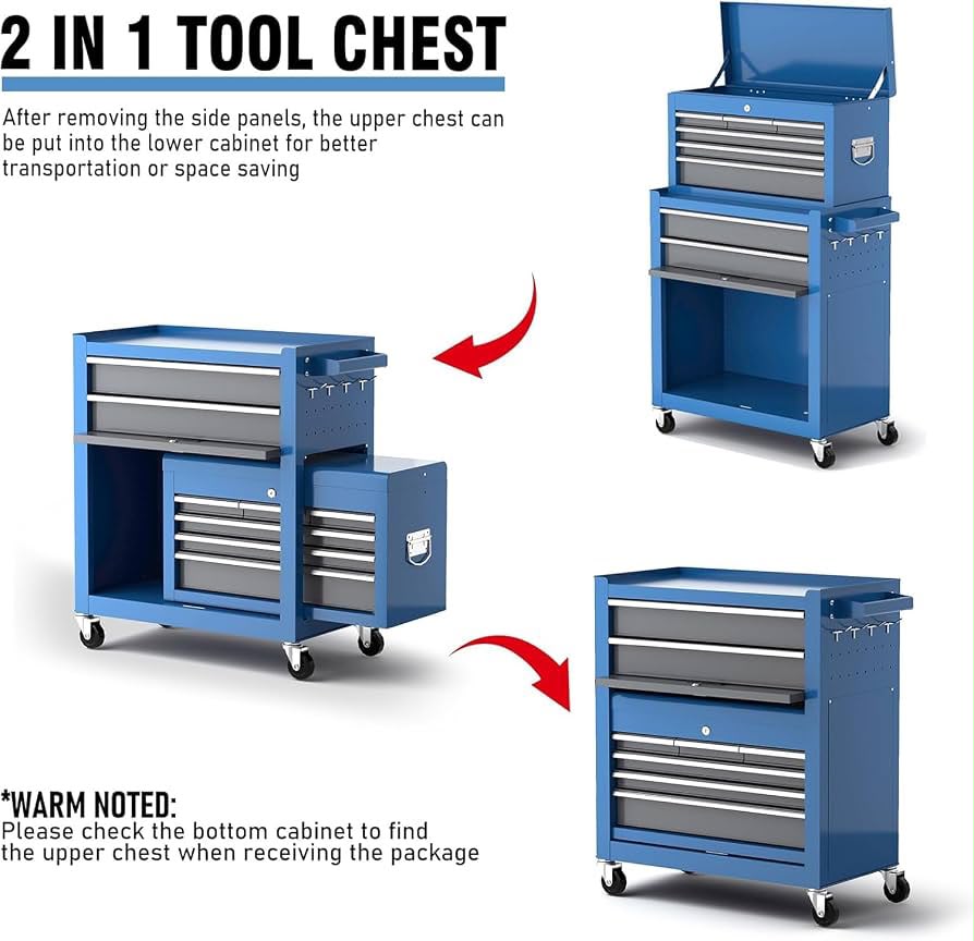Tool Cabinet 8-Drawer Tool Chest