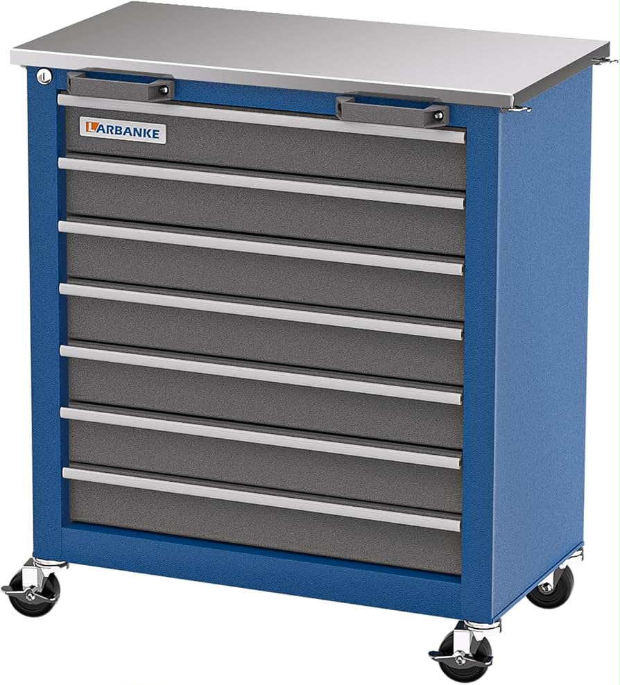 7-Drawer Rolling Tool Chest with Key Locking System